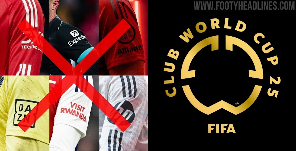 FIFA不允許世俱杯球隊有袖標贊助，需貼上世俱杯徽標
