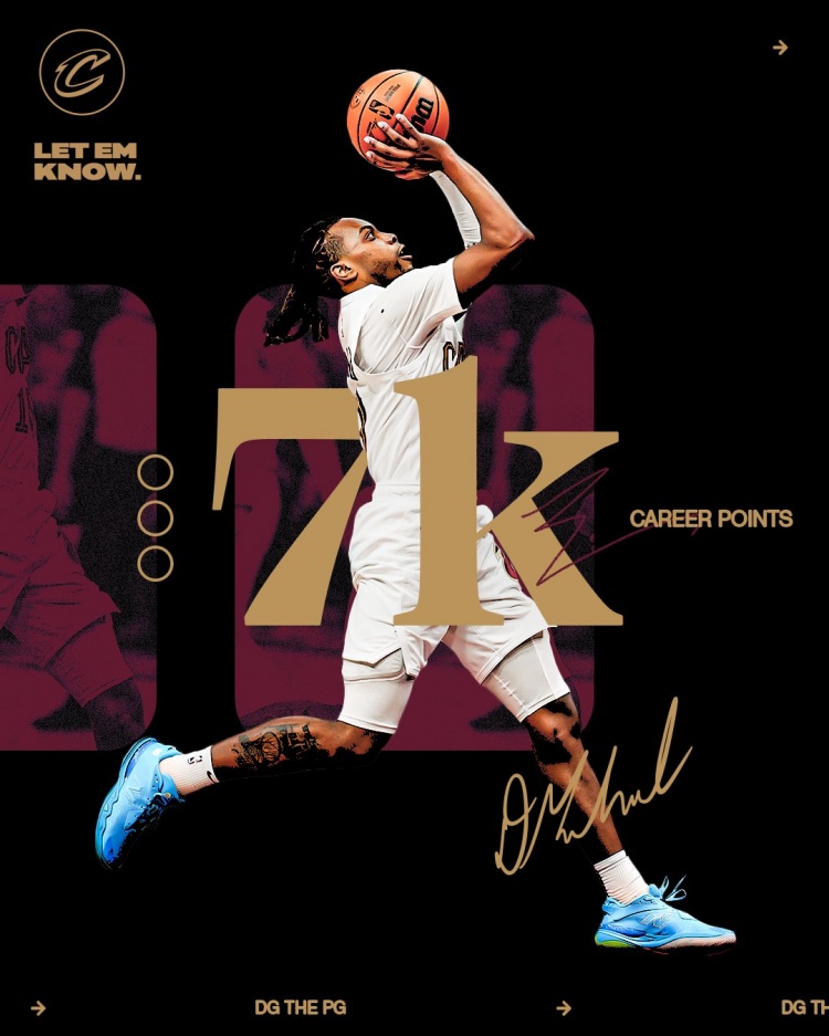  未來可期！加蘭騎士生涯得分達到7000分 隊史第11位！