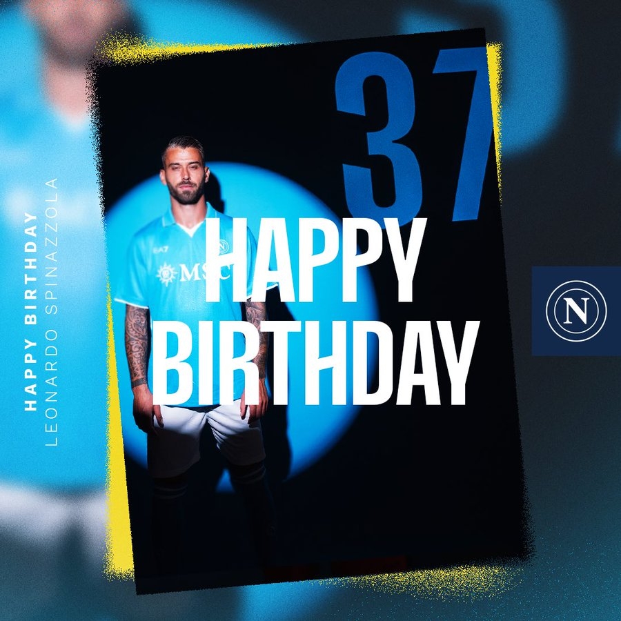  生日快樂！那不勒斯官方發(fā)文慶祝斯皮納佐拉32歲生日
