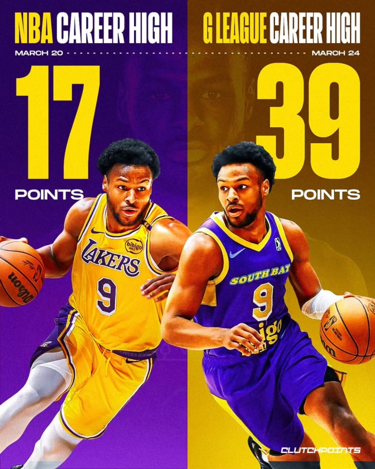  在進步！布朗尼一周內先后創(chuàng)下個人NBA和G聯(lián)盟單場得分新紀錄
