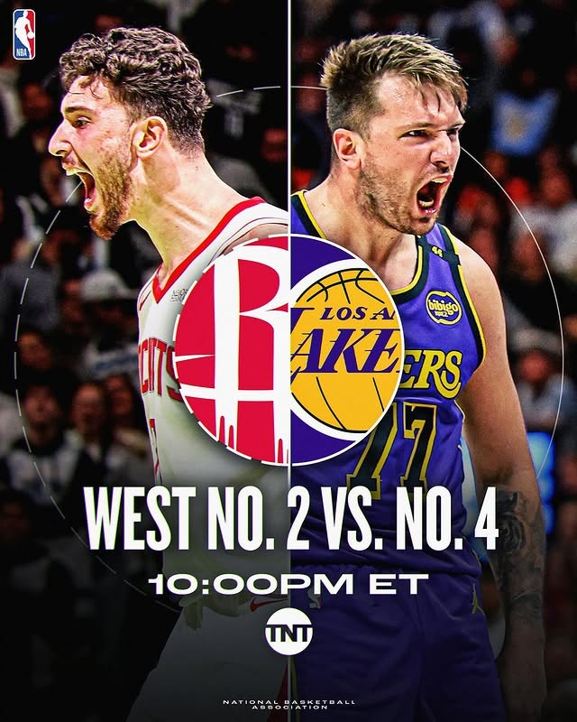  狂野西部焦點大戰(zhàn)！NBA官方發(fā)布火湖大戰(zhàn)海報：申京VS東契奇